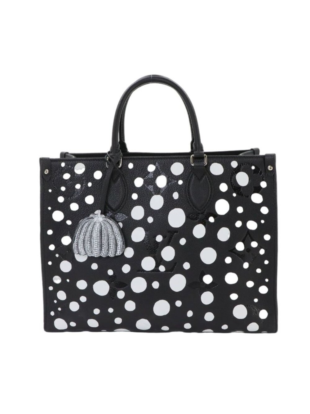 Louis Vuitton Lvx YK On The Go MM 2-Way Tote Shoulder Bag Monogram Empreinte